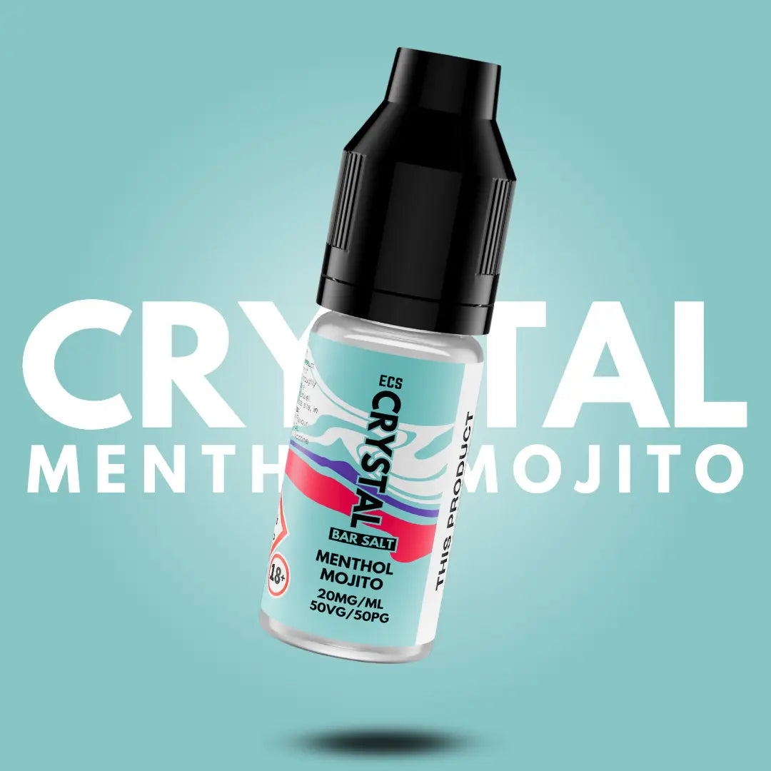 Menthol Mojito Crystal Bar Salts - 10ml Nic Salt E-Liquid ECS Crystal