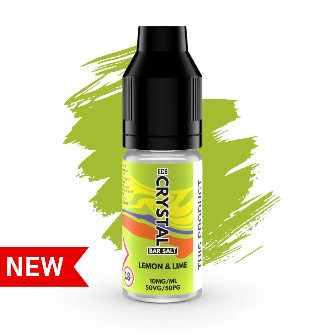 Lemon & Lime Crystal Bar Salts - 10ml Nic Salt E-Liquid ECS Crystal