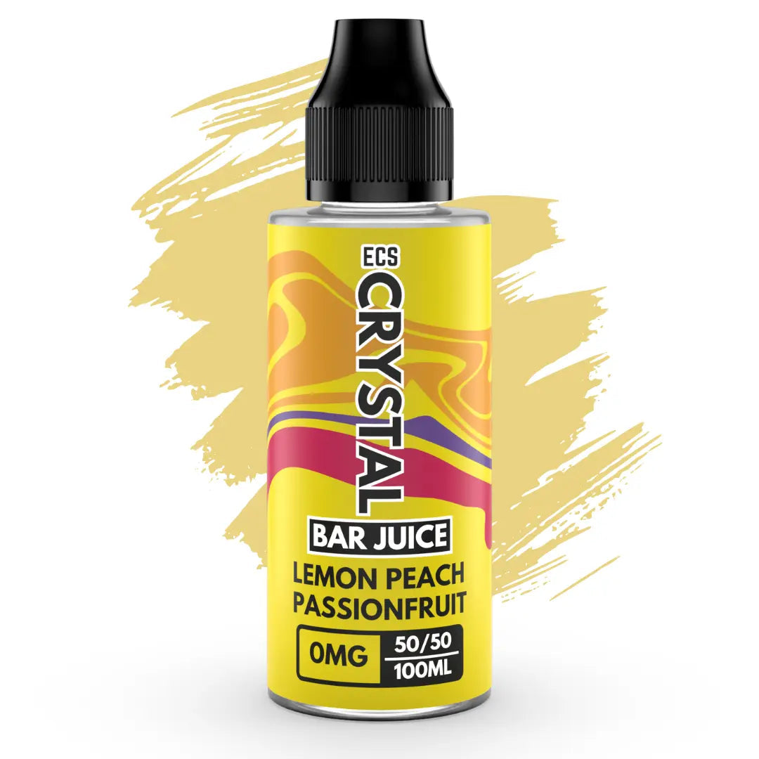 Lemon Peach Passionfruit Crystal Bar Juice - 100ml Bar juice E-liquid ECS Crystal