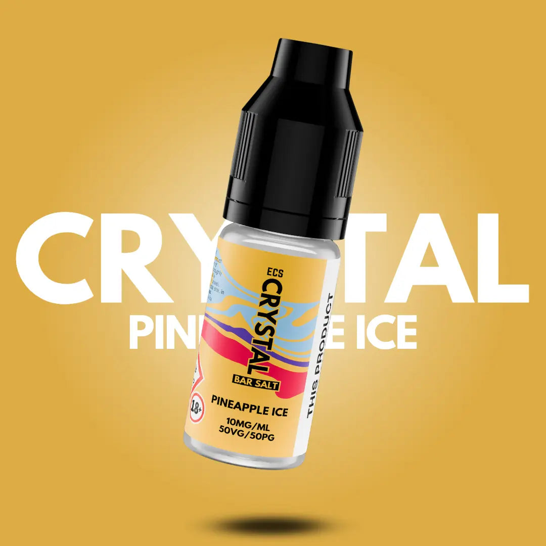 Pineapple Ice Crystal Bar Salts - 10ml Nic Salt E-Liquid ECS Crystal