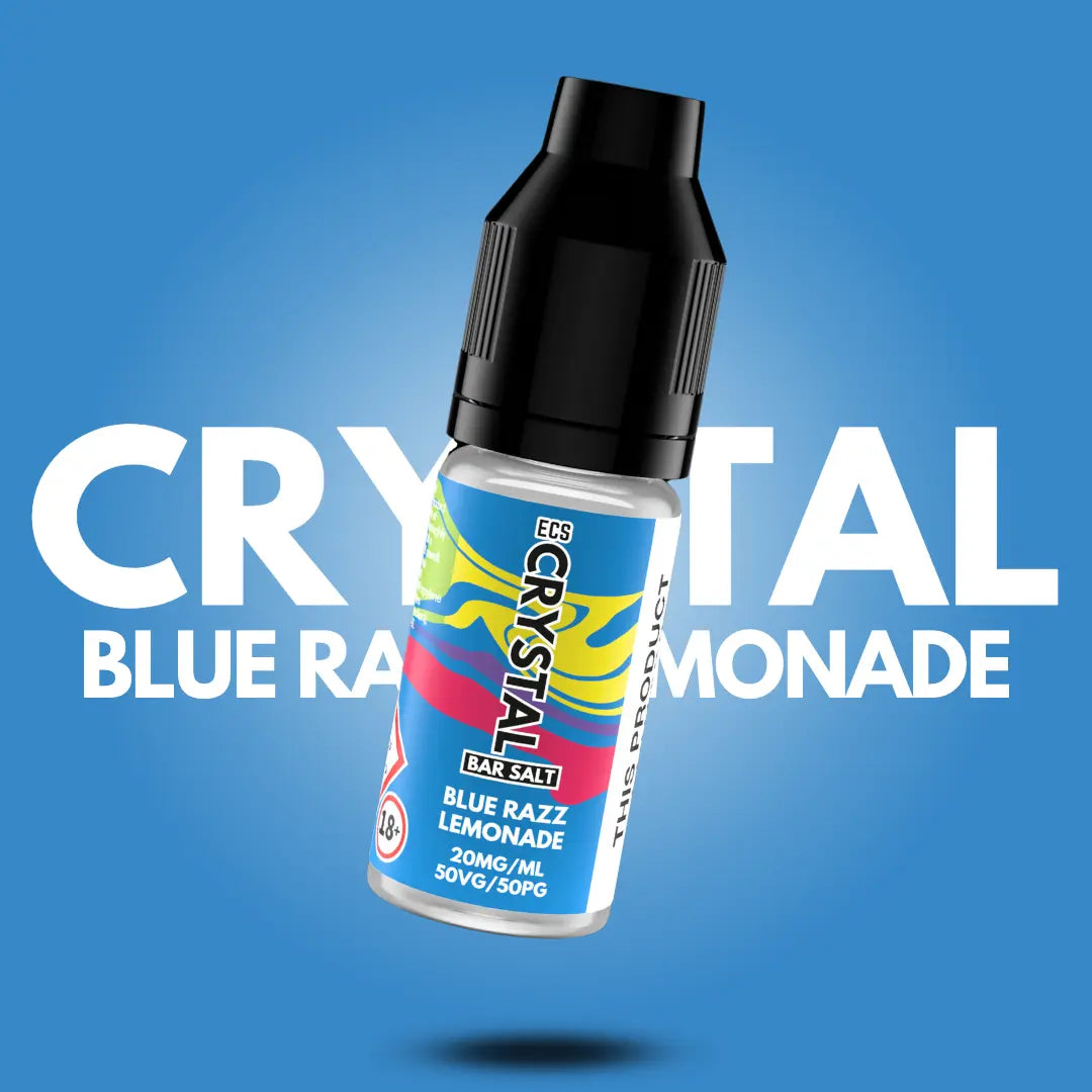 Blue Razz Lemonade Crystal Bar Salts - 10ml Nic Salt E-Liquid ECS Crystal