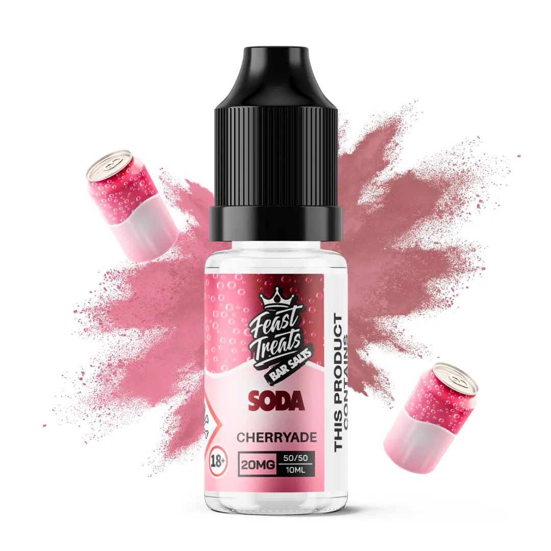 Cherryade Feast Treats Soda Bar Salts - 10ml Nic Salt E-Liquid Feast Treats