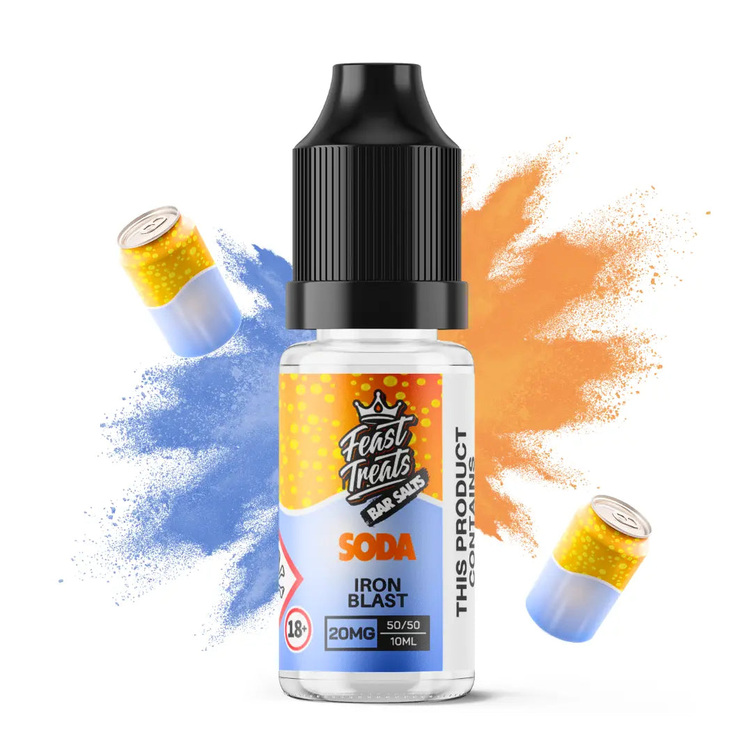 Iron Blast Feast Treats Soda Bar Salts - 10ml Nic Salt E-Liquid Feast Treats