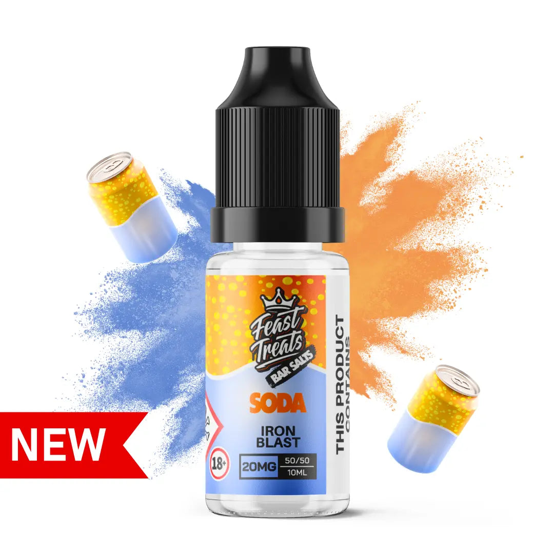 Iron Blast Feast Treats Soda Bar Salts - 10ml Nic Salt E-Liquid Feast Treats