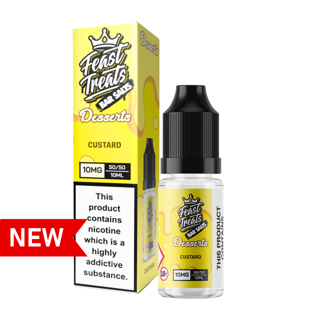 Custard Feast Treats Desserts Salts - 10ml Nic Salt E-Liquid