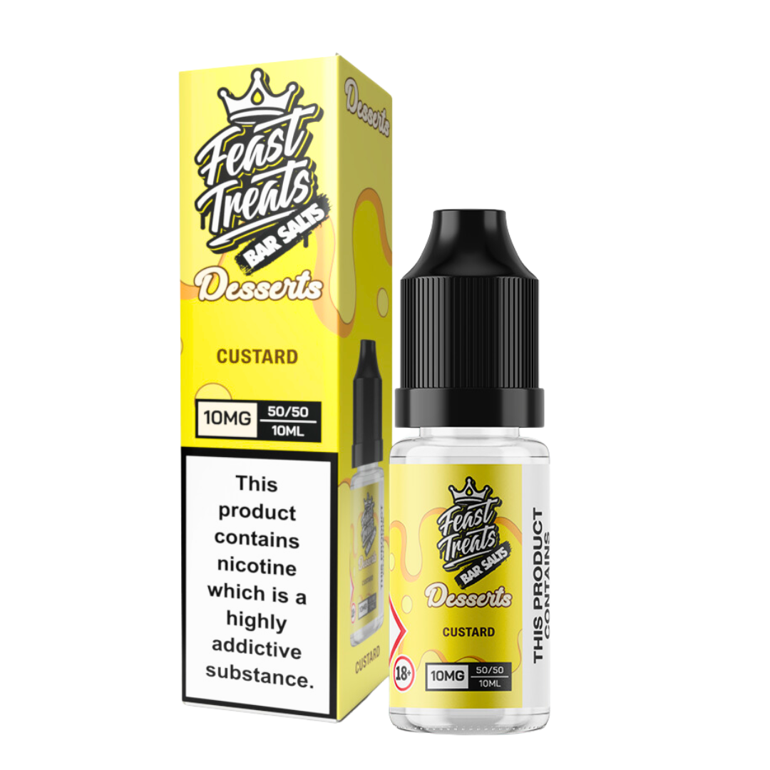 Custard Feast Treats Desserts Salts - 10ml Nic Salt E-Liquid