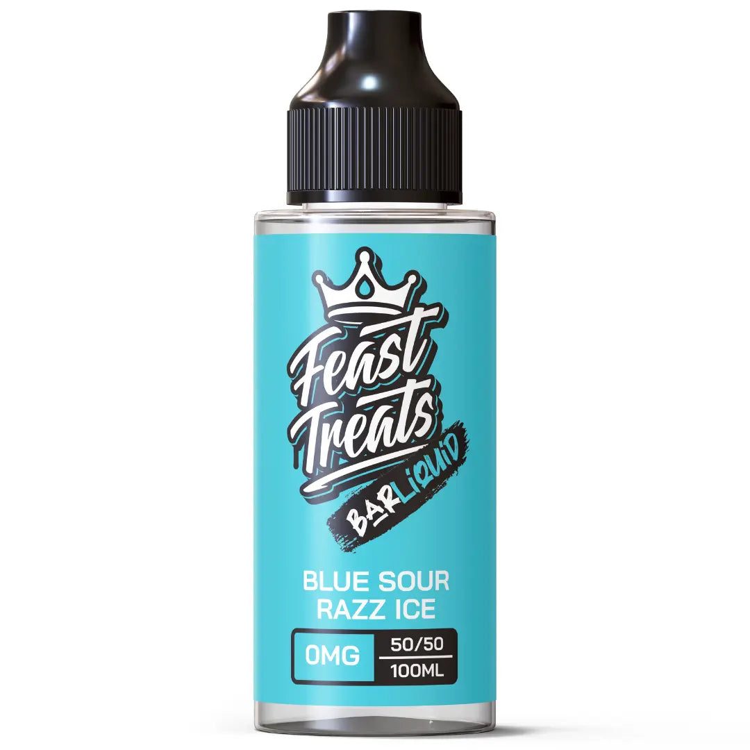 Blue Sour Razz Ice by Feast Treats - 100ml Bar E-Liquid Feast Treats