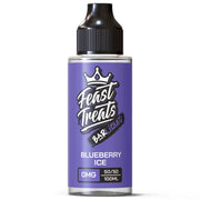 Blueberry Ice by Feast Treats - 100ml Bar E-Liquid - The E-Cig Store
