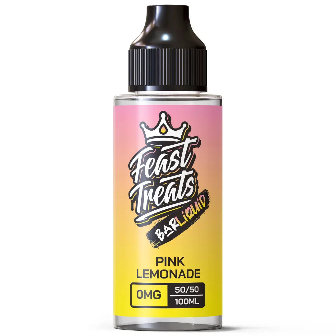 Pink Lemonade by Feast Treats - 100ml Bar E-Liquid - The E-Cig Store