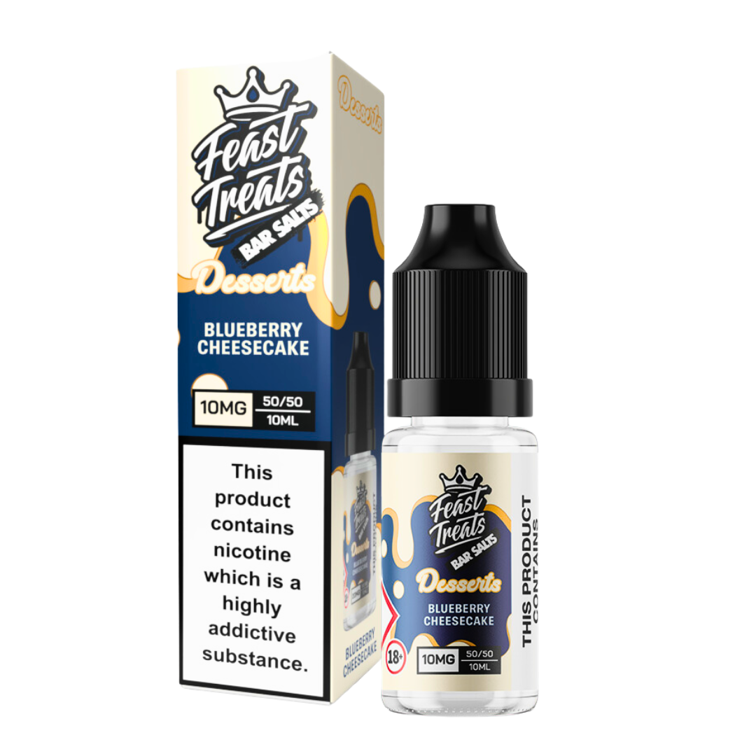 Blueberry Cheesecake Feast Treats Desserts Salts - 10ml Nic Salt E-Liquid