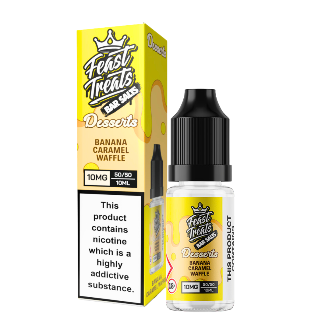 Banana Caramel Waffle Feast Treats Desserts Salts - 10ml Nic Salt E-Liquid