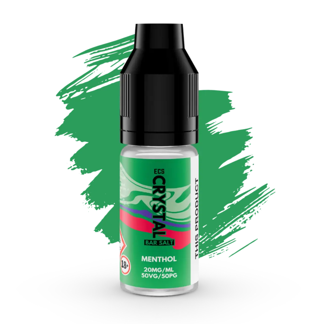 Menthol Crystal Bar Salts - 10ml Nic Salt E-Liquid ECS Crystal