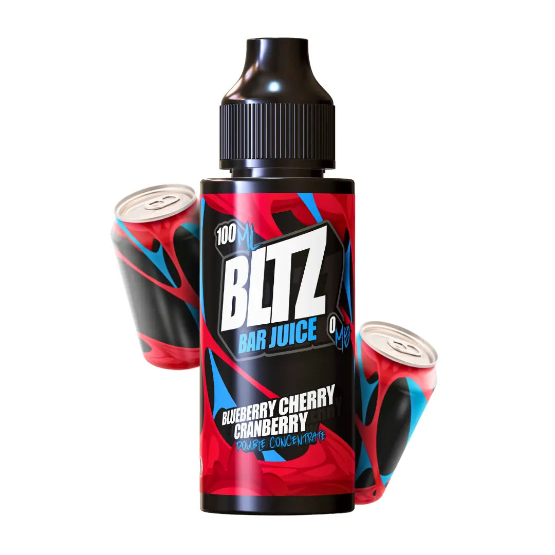 Blueberry Cherry Cranberry 100ml Shortfill E-Liquid by BLTZ BLTZ Bar Juice