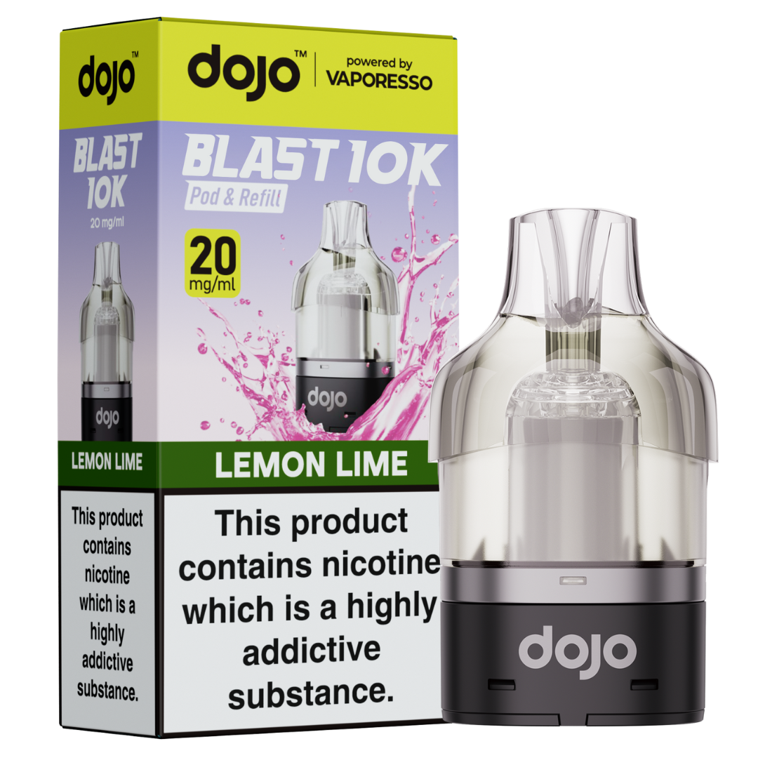 Lemon and Lime Vaporesso Dojo Blast 10K Refill Pack