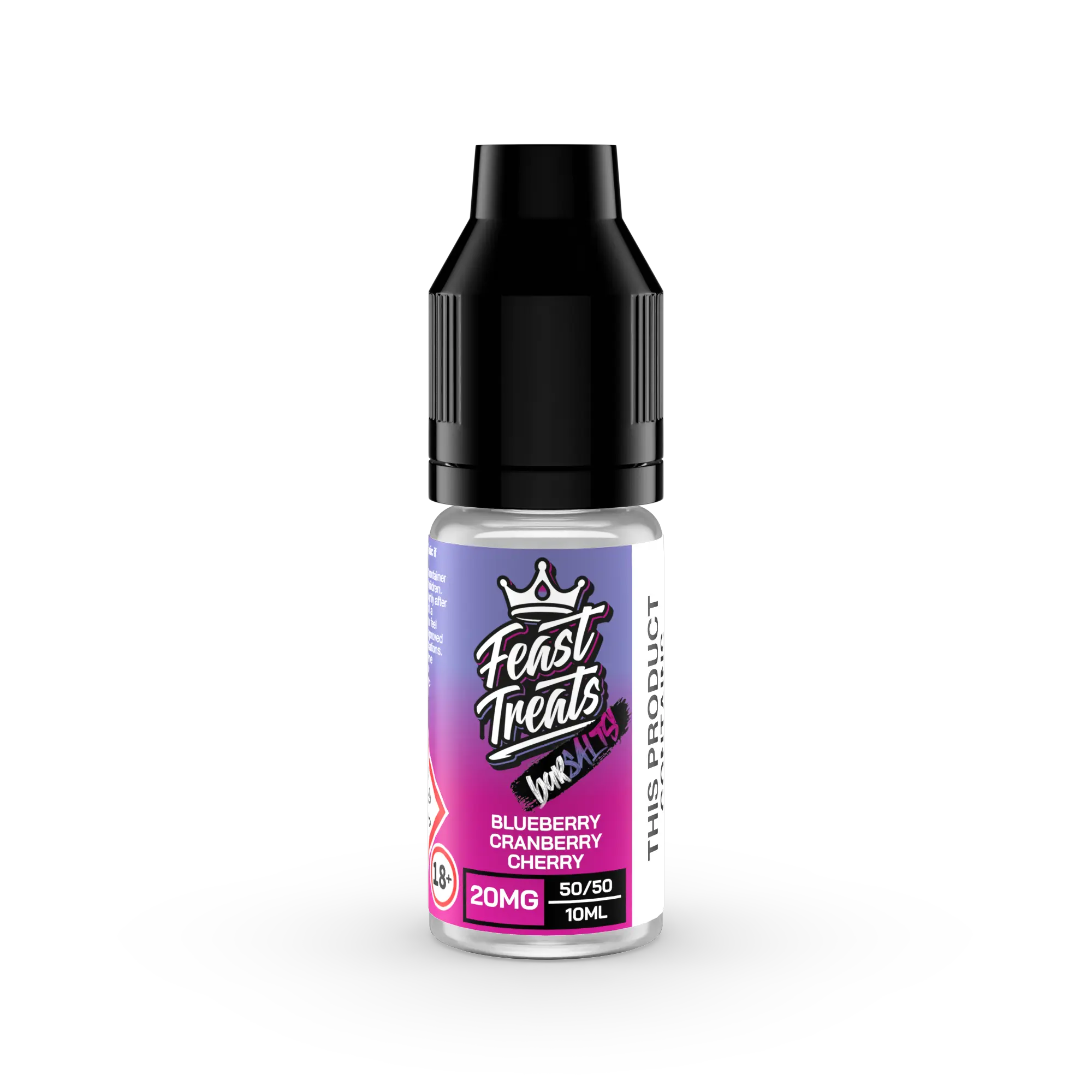 Blueberry Cranberry Cherry Feast Treats Bar Salts - 10ml Nic Salt E-Liquid Feast Treats