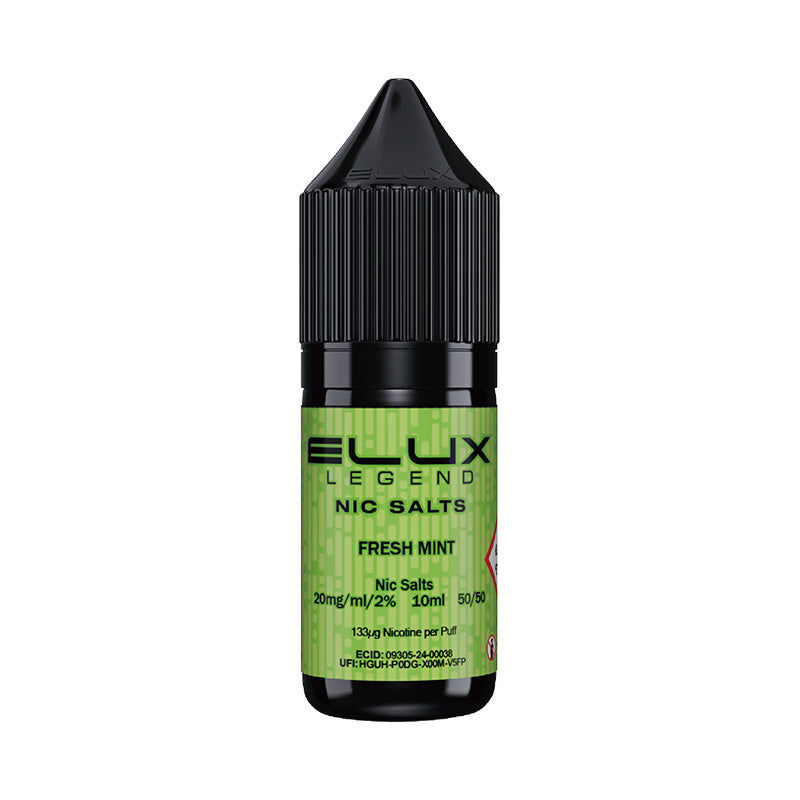 Fresh Mint Nic Salt E-Liquid by Elux Legend