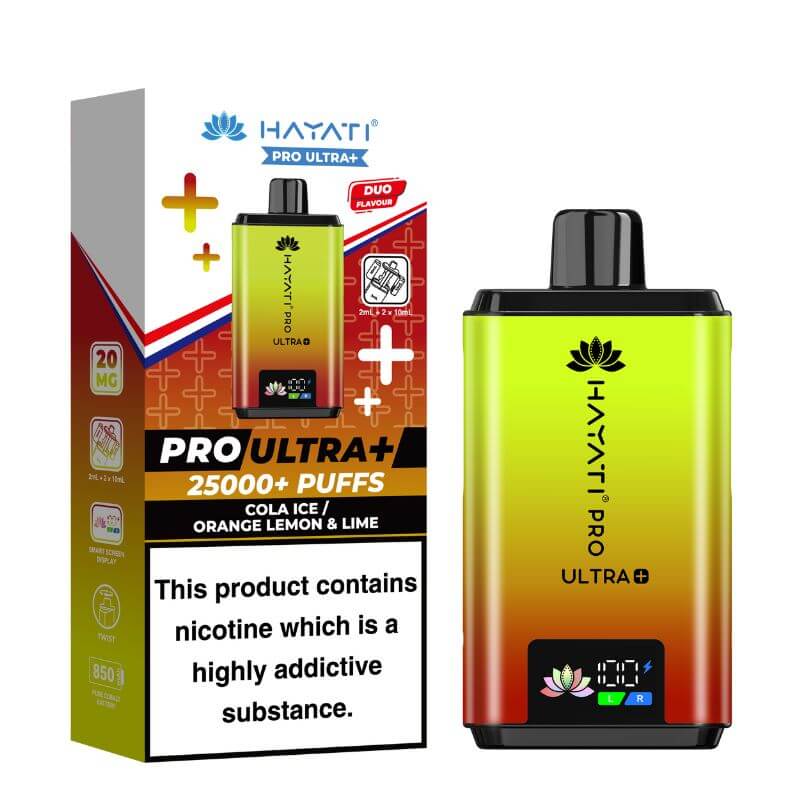  Hayati_Pro_Ultra_Plus_25K_Puff_Pod_Kit_Cola Ice/Orange Lemon & LIme