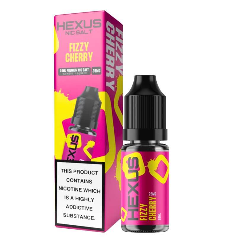 Fizzy cherry 10ml Nic Salt by Hexus Nic salts