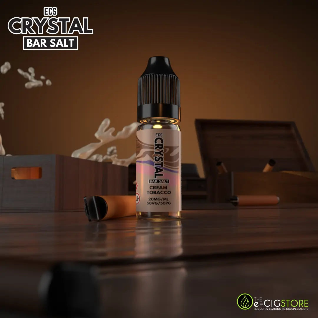 Cream Tobacco Crystal Bar Salts - 10ml Nic Salt E-Liquid ECS Crystal