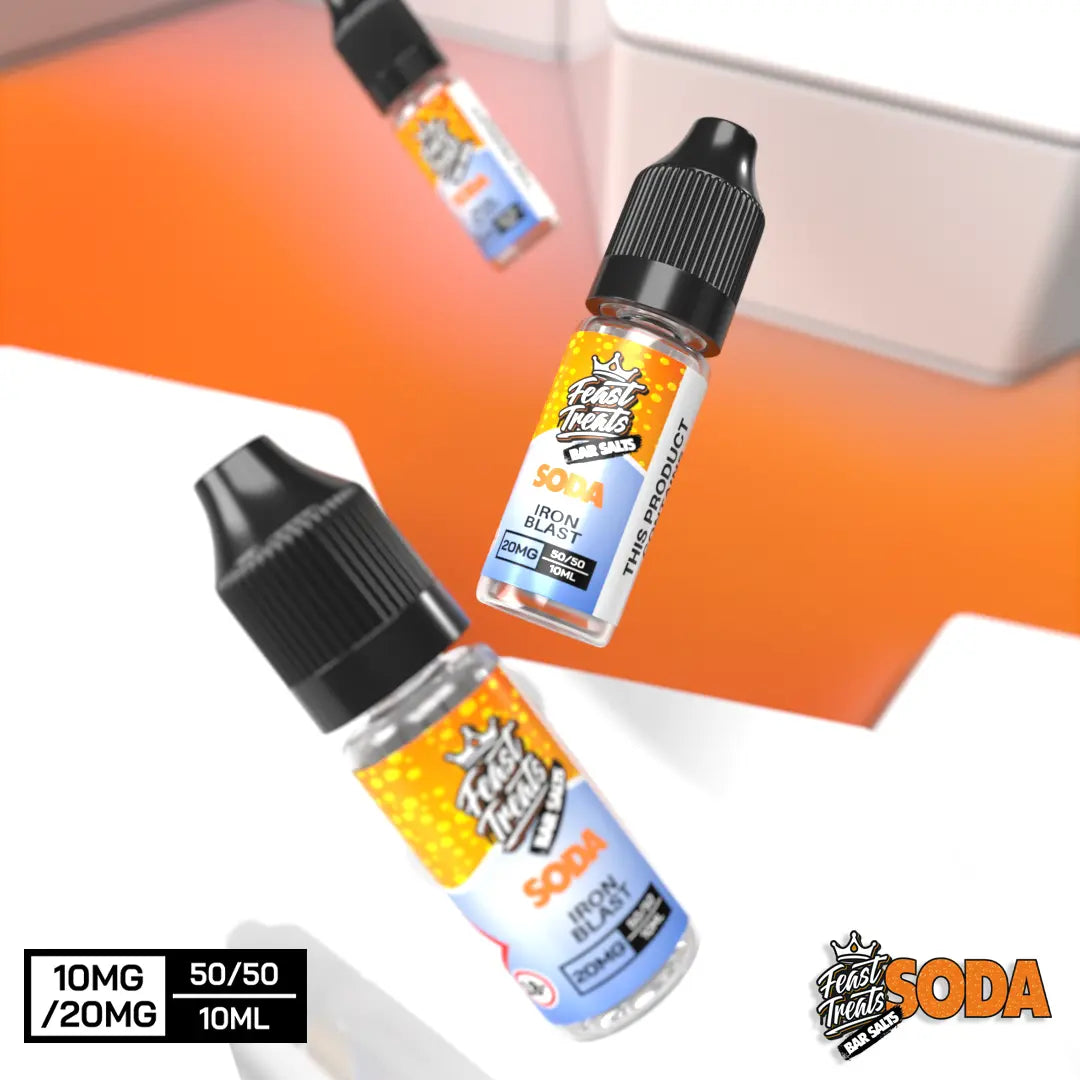 Iron Blast Feast Treats Soda Bar Salts - 10ml Nic Salt E-Liquid Feast Treats