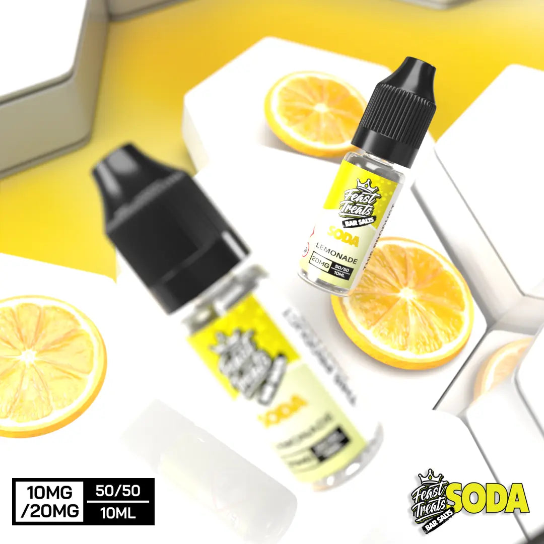 Lemonade Feast Treats Soda Bar Salts - 10ml Nic Salt E-Liquid Feast Treats