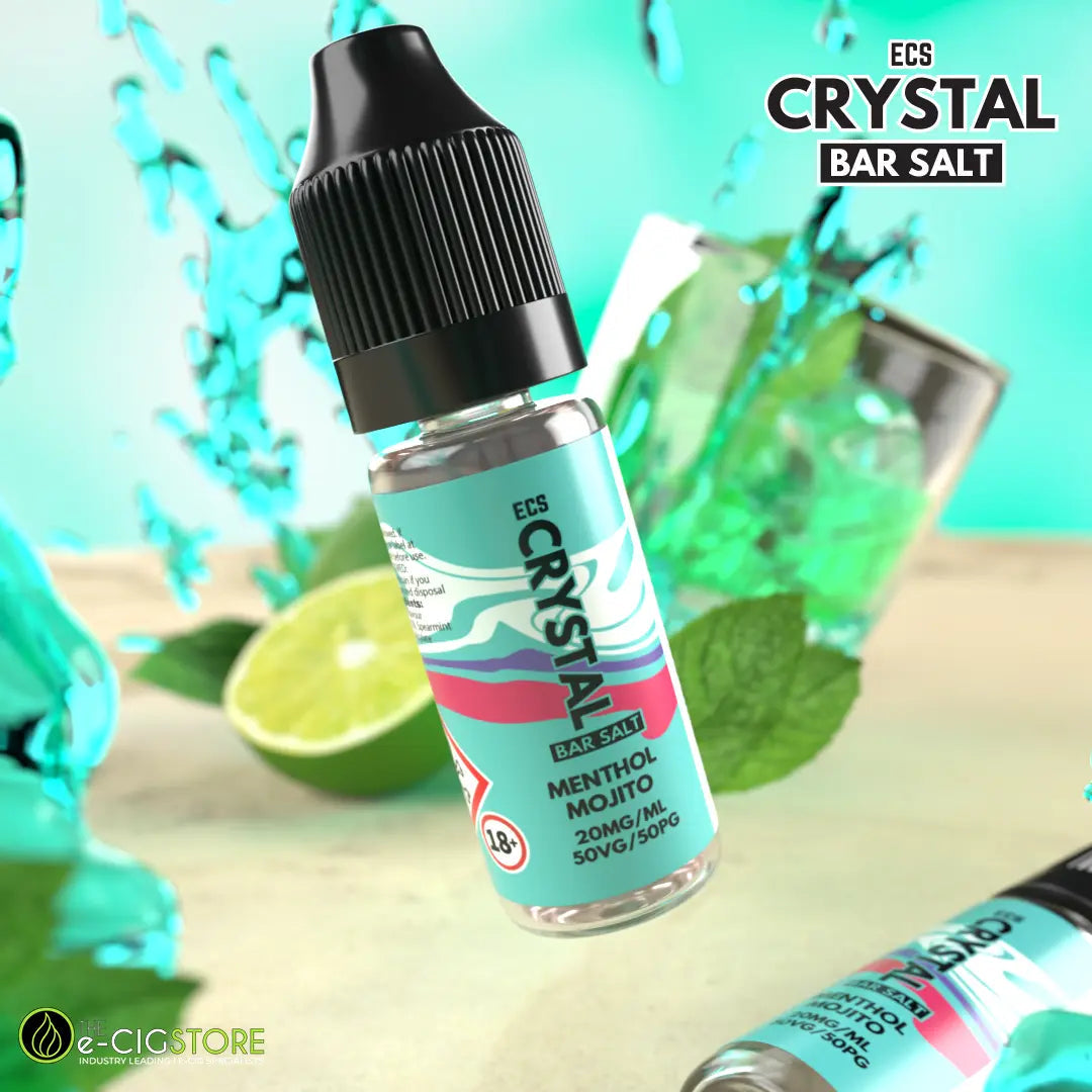 Menthol Mojito Crystal Bar Salts - 10ml Nic Salt E-Liquid ECS Crystal