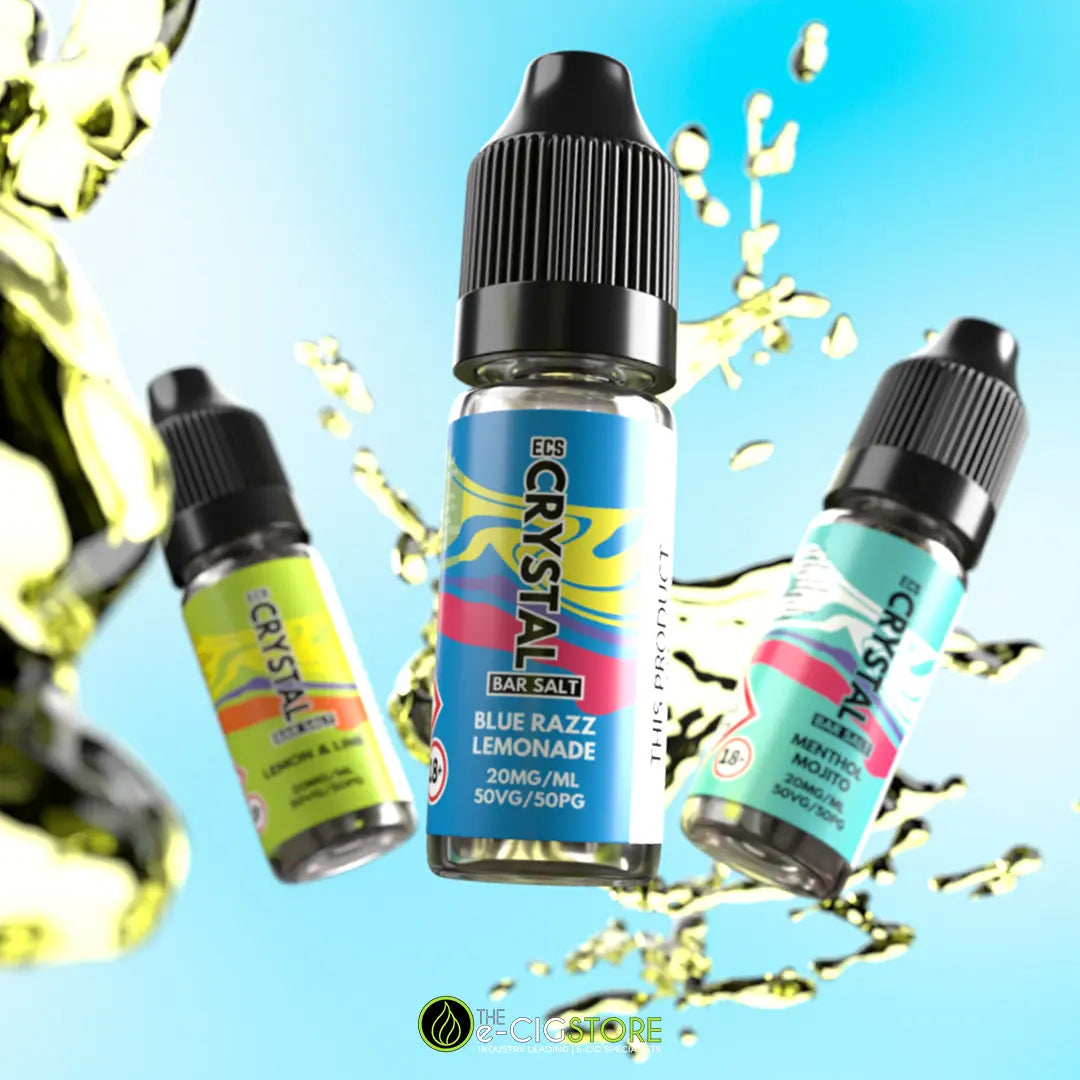Blue Razz Lemonade Crystal Bar Salts - 10ml Nic Salt E-Liquid ECS Crystal