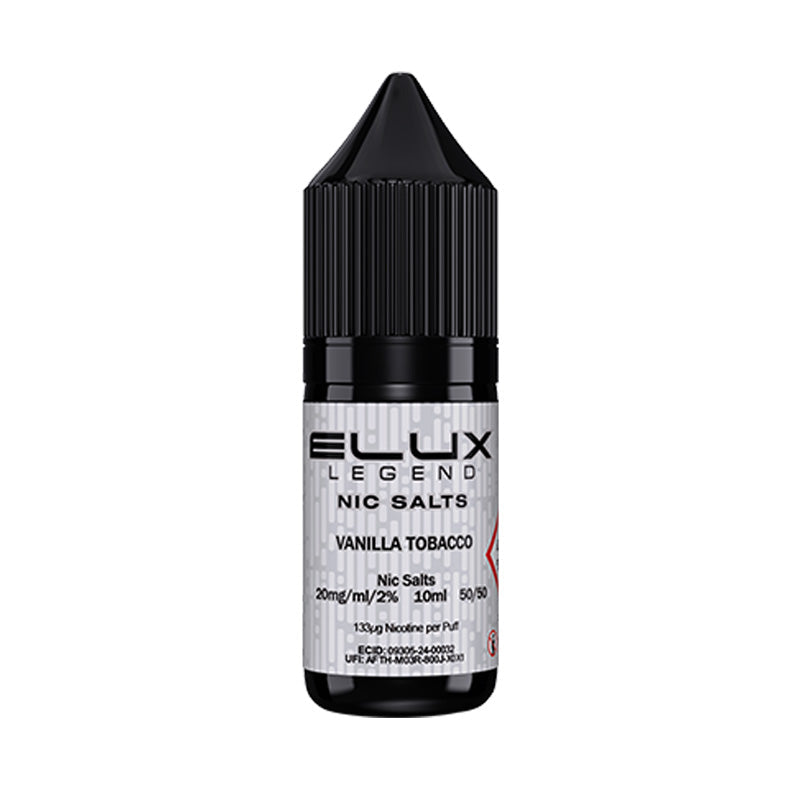Vanilla Tobacco Nic Salt E-Liquid by Elux Legend
