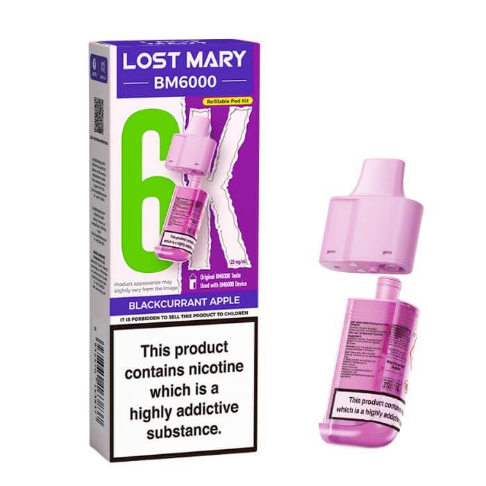 Blackcurrant Apple Lost Mary BM6000 Refill Pack