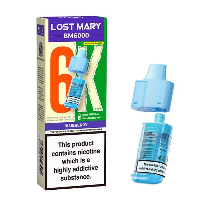 Blueberry Lost Mary BM6000 Refill Pack