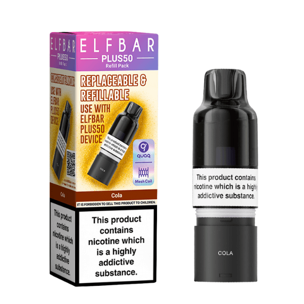 Cola Elf Bar Plus 50 Refill Pack