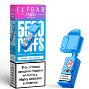 Blueberry Sour Raspberry Elf Bar AF5500 Prefilled Pod – 5500 Puffs