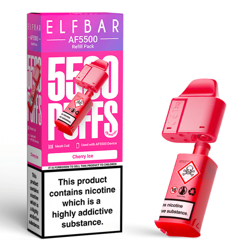 Cherry Ice Elf Bar AF5500 Prefilled Pod – 5500 Puffs
