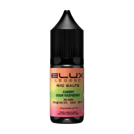 Cherry Sour Raspberry Nic Salt E-Liquid by Elux Legend