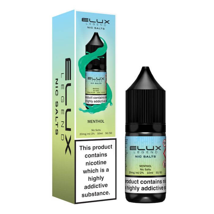 Menthol Nic Salt E-Liquid by Elux Legend