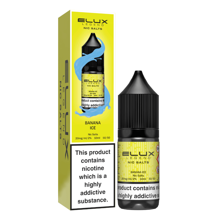 Banana Ice Nic Salt E-Liquid by Elux Legend