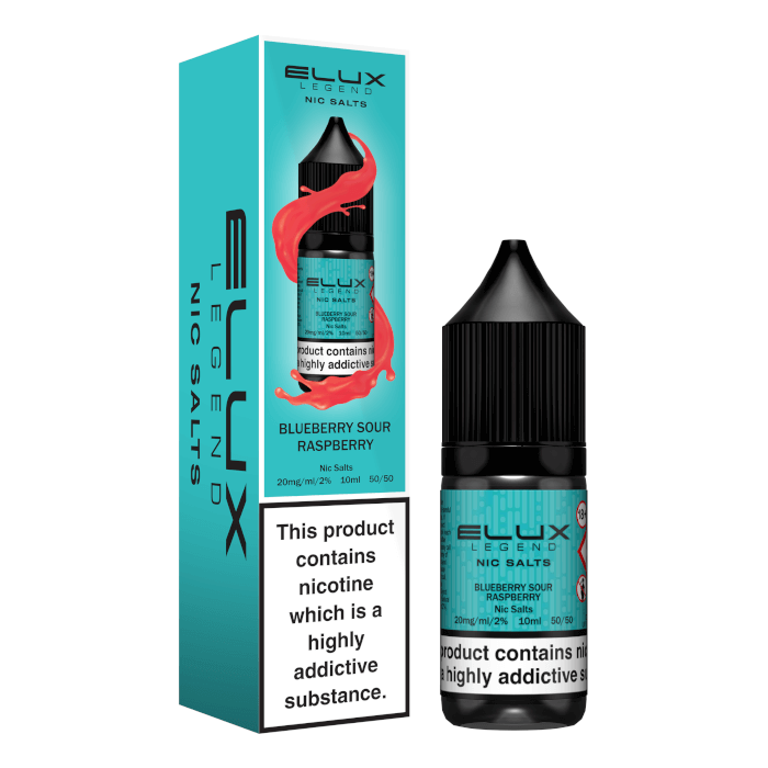Blueberry Sour Raspberry Nic Salt E-Liquid by Elux Legend
