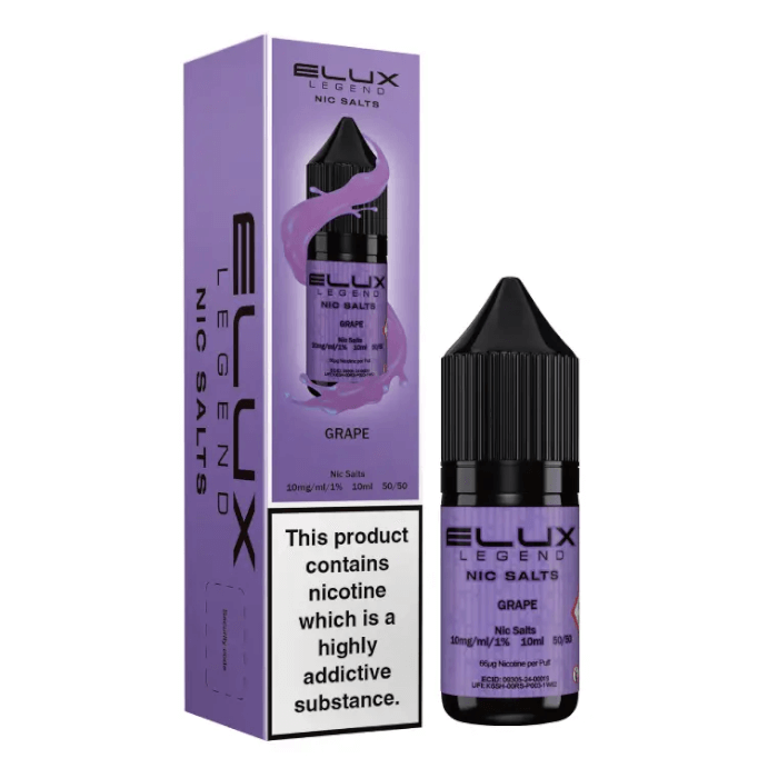Grape Nic Salt E-Liquid by Elux Legend