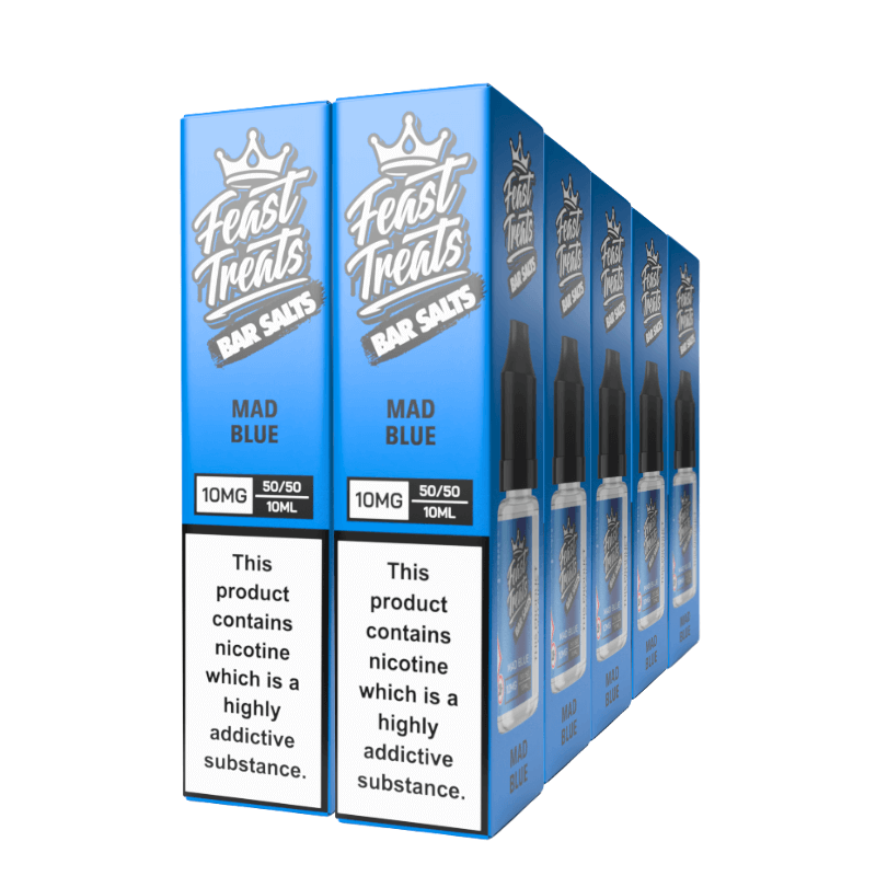 Mad Blue Feast Treats Nic Salts – 10 x 10ml Pack