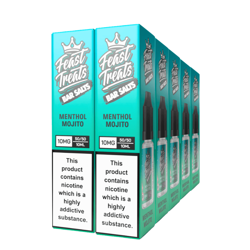Menthol Mojito Feast Treats Nic Salts – 10 x 10ml Pack