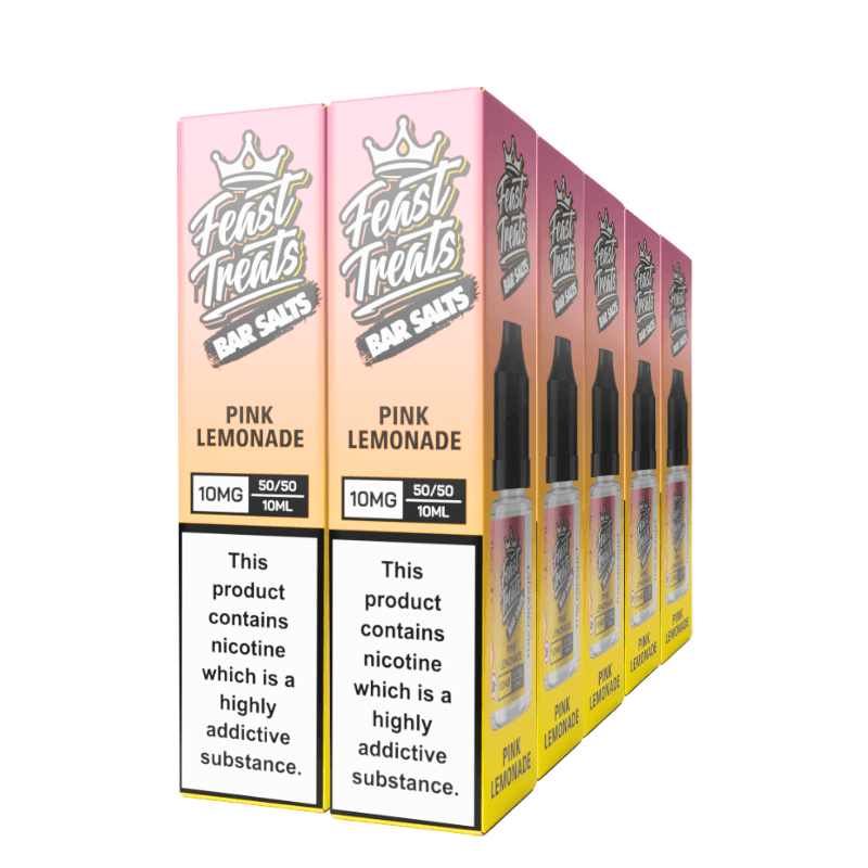 Pink Lemonade Feast Treats Nic Salts – 10 x 10ml Pack