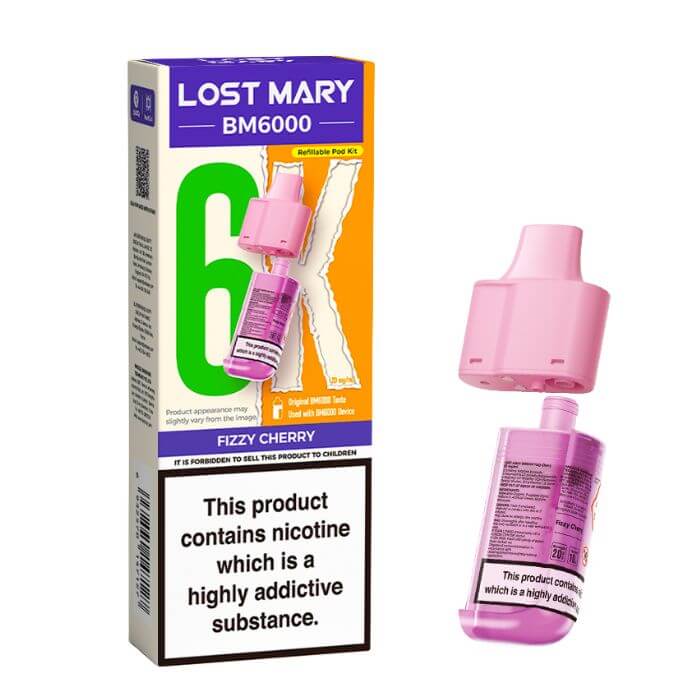 Fizzy Cherry Lost Mary BM6000 Refill Pack