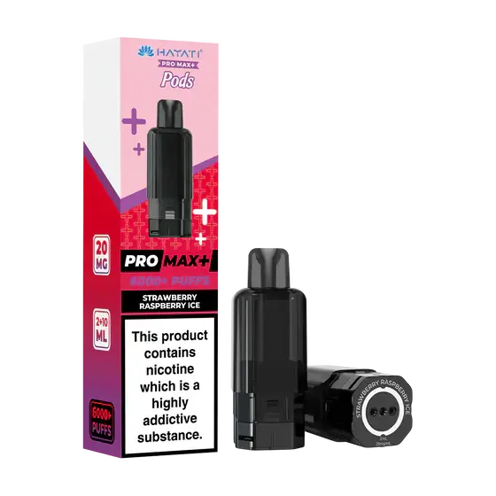Strawberry Raspberry Ice Hayati Pro Max Plus Refill Pack