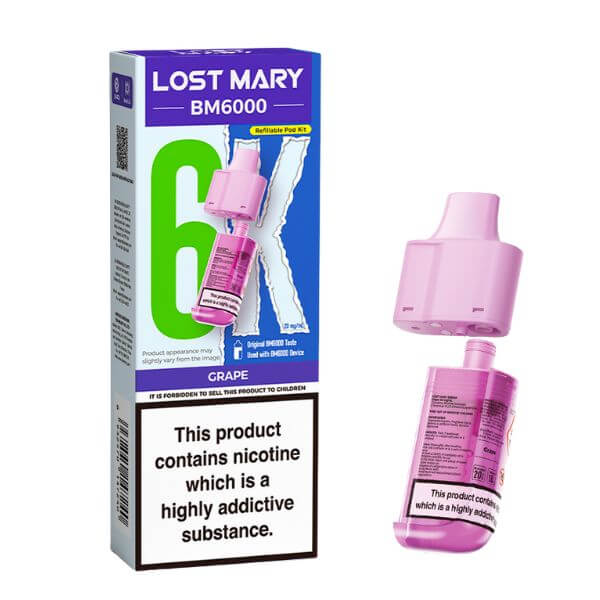 Grape Lost Mary BM6000 Refill Pack