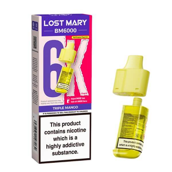 Triple Mango Lost Mary BM6000 Refill Pack